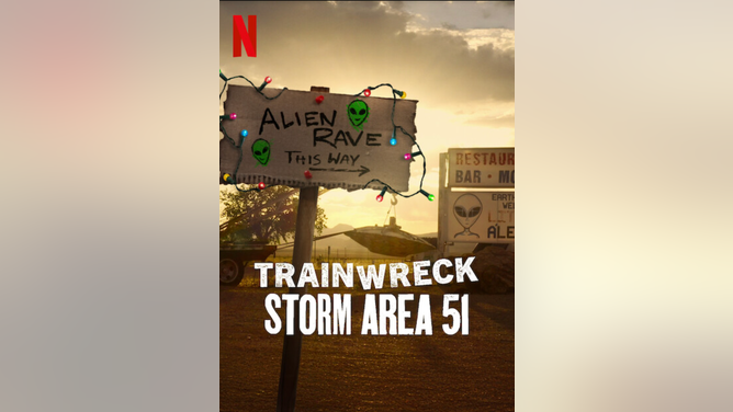 "Trainwreck: Storm Area 51" is an upcoming Netflix documentary about morons thinking about storming the secretive military base. (Credit: Netflix)